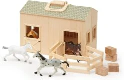 Fold & Go Stable Melissa & Doug -Hape Shop Melissa DougWoodenFold GoStable 1