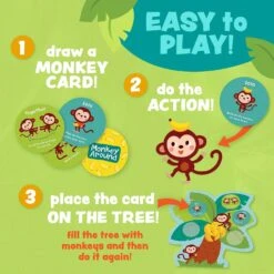 Monkey Around First Game For Toddlers Interactive Play With Parent Ages 2+ -Hape Shop Monkeyaround 3