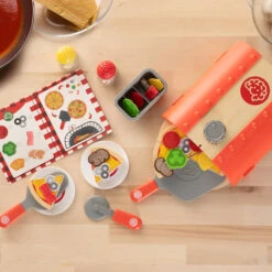 Fat Brain Toys Pretendables Pizza Set -Hape Shop PretendablesBackyardPizzaOvenSet 2