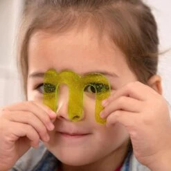 Rainbow Glitter Letters – Pack Of 26 -Hape Shop RAINBOWLETTERS