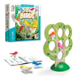 Smart Games 5 Little Birds -Hape Shop SG 039 MULTI 5 Little Birds product booklet pack 0 1