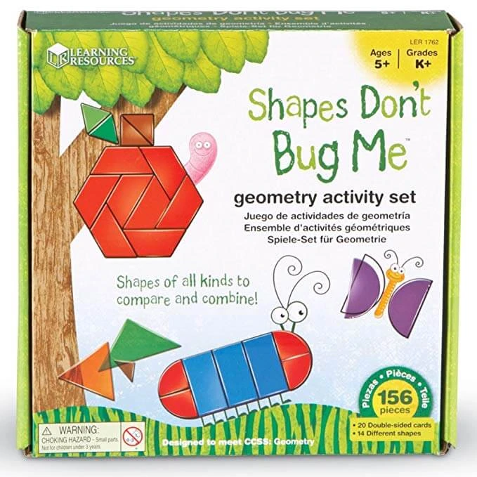 Learning Resources Shapes Don't Bug Me Geometry Activity Set 1 Learning Resources Shapes Don't Bug Me Geometry Activity Set