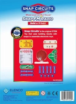 Snap Circuits FM Radio -Hape Shop Snap Circuits FM Radio backofbox 1