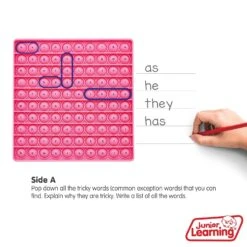 Junior Learning Tricky Word Search Bubble Board -Hape Shop TRICKY WORD BUBBLE WORD SEARCH 2