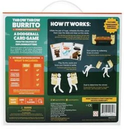 ASMODEE Throw Throw Burrito By Exploding Kittens: Extreme Outdoor Edition -Hape Shop Throw Throw Burrito Extreme Outdoor Edition2 opt