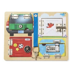 Melissa & Doug Melissa And Doug Lock & Latch Board