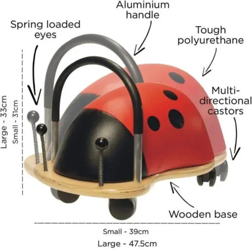 Wheelybug Ladybird Large/3 Years + - Image 2