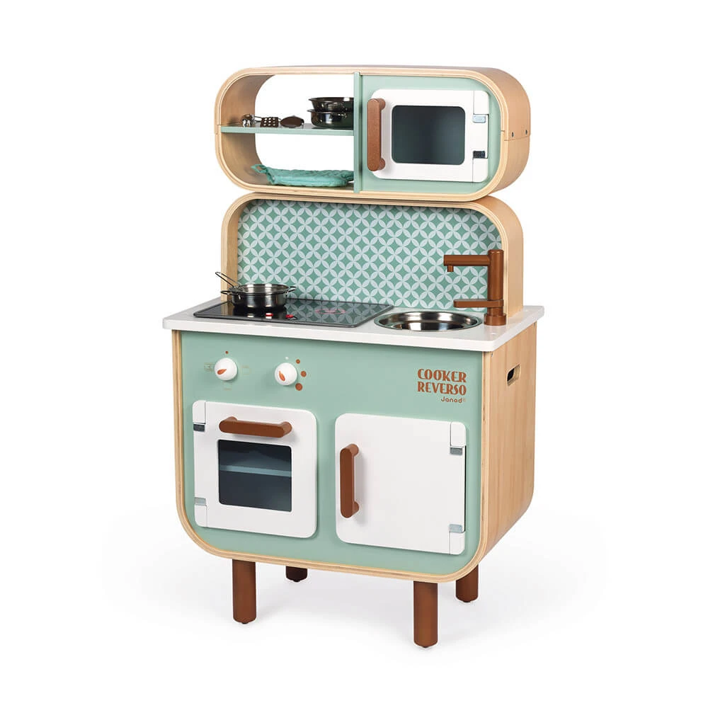 Janod Big Cooker Reverso Wooden Kitchen 1 Janod Big Cooker Reverso Wooden Kitchen