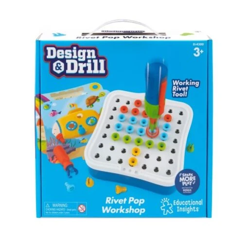 Learning Resources Design & Drill® Rivet Pop Workshop