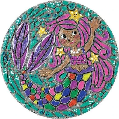 MindWare Paint Your Own Stepping Stone: Mermaid - Image 2