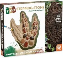 MindWare Paint Your Own Stepping Stone: Dinosaur Footprint