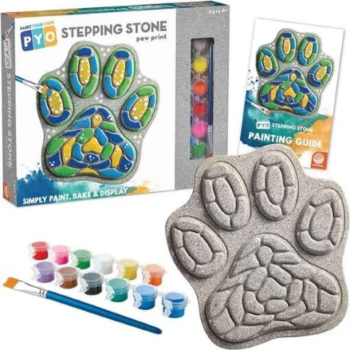 MindWare Paint Your Own Stepping Stone: Paw Print