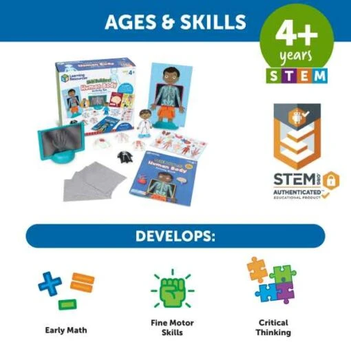 Learning Resources Skill Builders! Human Body Activity Set - Image 2
