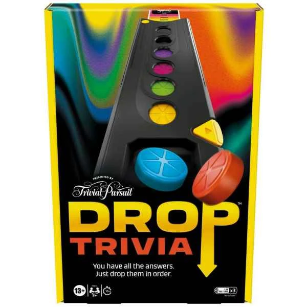 Hasbro Trivial Pursuit - Drop Trivia Game 2 Hasbro Trivial Pursuit - Drop Trivia Game - Image 2