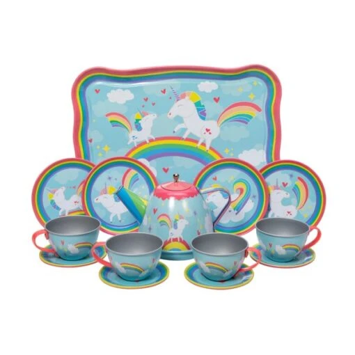 SCHYLLING Unicorn Tin Tea Set