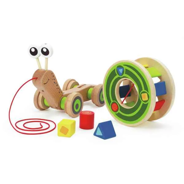Hape Walk-A-Long Snail 1 Hape Walk-A-Long Snail