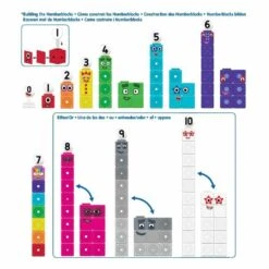 Learning Resources Mathlink Cubes Numberblocks 1-10 Activity Set -Hape Shop building numberblocks mathlink cubes one ten prod sheet web