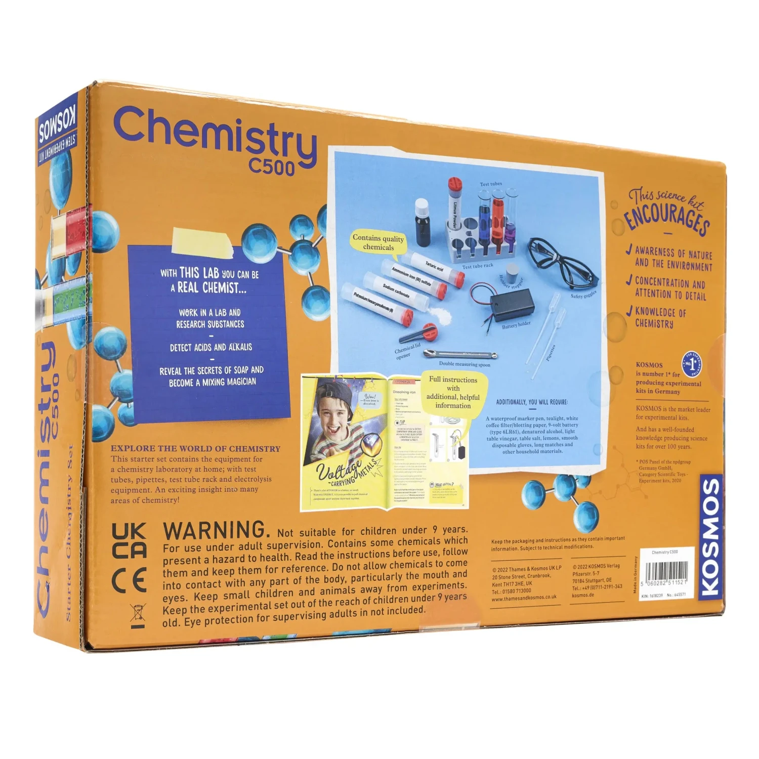 Thames & Kosmos Chemistry C500 Science Kit 2 Thames & Kosmos Chemistry C500 Science Kit - Image 2