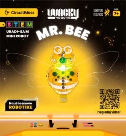 CircuitMess STEM Adventure Mr. Bee -Hape Shop circuitmess wacky robots uradi sam mini robot za pocetnike mr bee