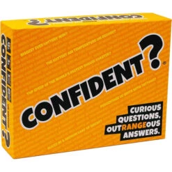 ASMODEE CONFIDENT? Party Game - A Quiz Game With A Brilliant Twist - Adults, Kids, Families & Teenagers