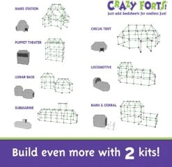 Crazy Forts 69 Pieces Fort Building Kit -Hape Shop crazy