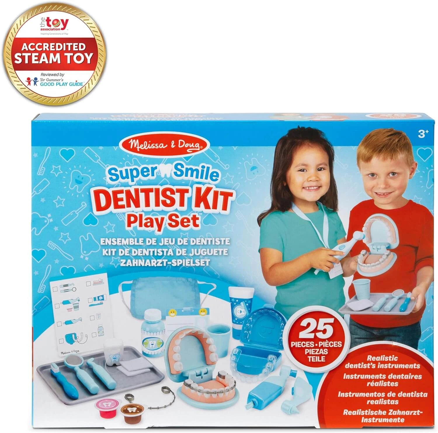 Melissa & Doug Super Smile Dentist Kit Play Set 1 Melissa & Doug Super Smile Dentist Kit Play Set