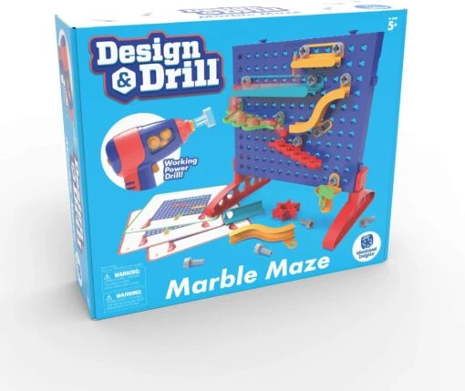 Learning Resources Design And Drill Marble Maze Construction Toy