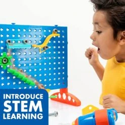 Learning Resources Design And Drill Marble Maze Construction Toy -Hape Shop designanddrillmarblemaze 1