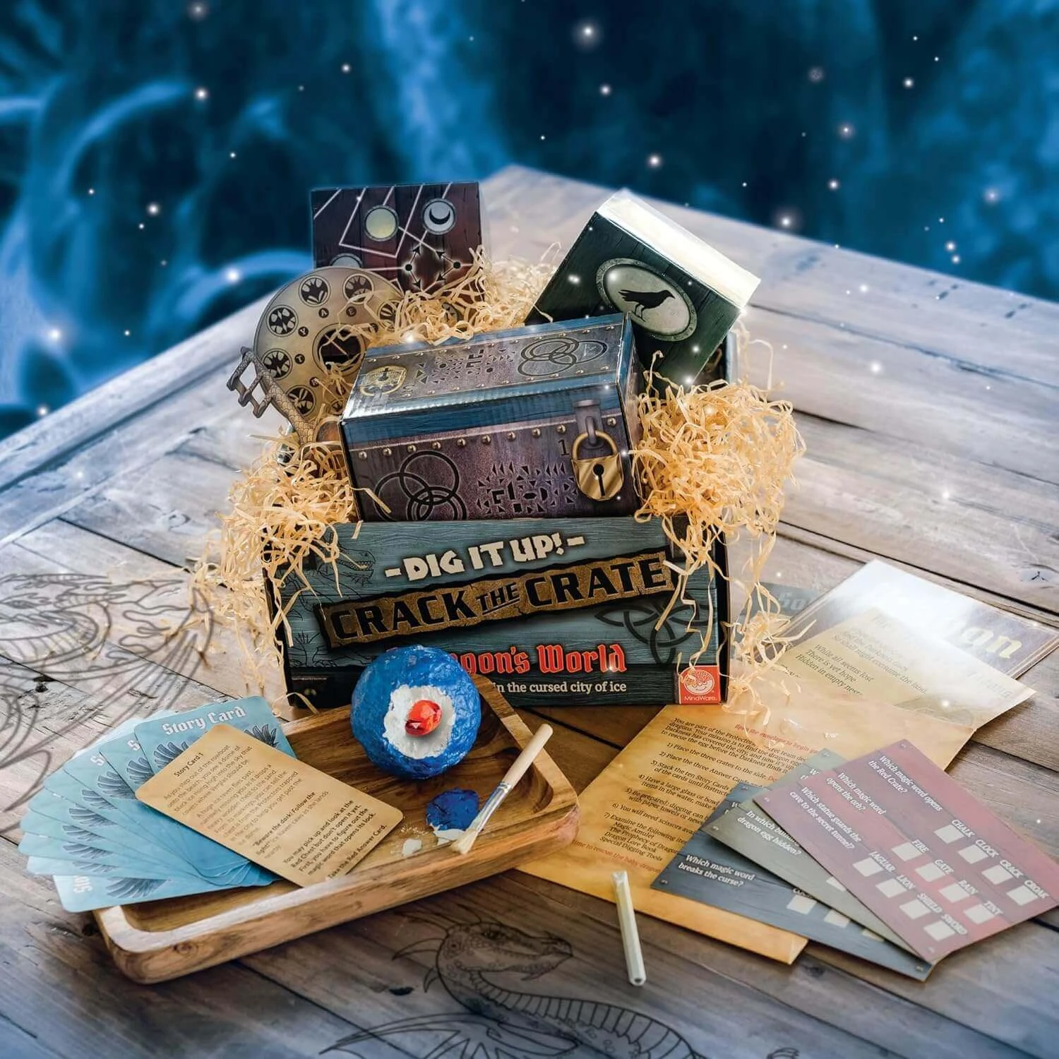 MindWare Dig It Up! Crack The Crate Board Game 2 MindWare Dig It Up! Crack The Crate Board Game - Image 2