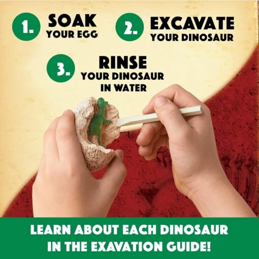 MindWare Dig It Up! Dinosaur Eggs Excavation Kit - Image 4