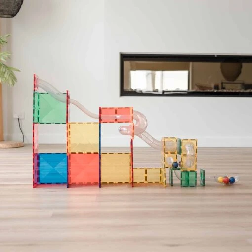 Connetix Magnetic Tiles 66 Piece Ball Run Expansion Pack - Image 3