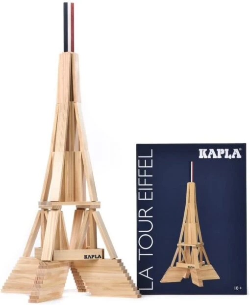 Kapla Wood Plate Eiffel Tower Box (105 Pieces) - Image 2