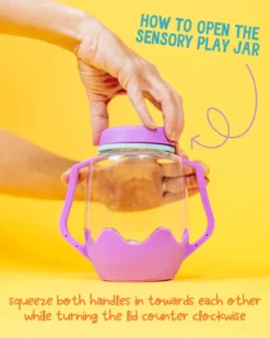 Sensory Play Jar- Bubblegum -Hape Shop eng pl Glo Pals Sensory Play Jar Stardust 78 9
