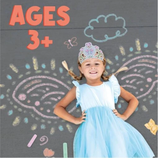 MindWare Oh So Fun! Fairy Sidewalk Chalk Set - Image 3