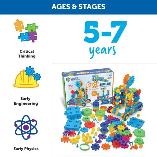 Gears! Gears! Gears!® Mega Builds Construction Set - Learning Resources - Image 5