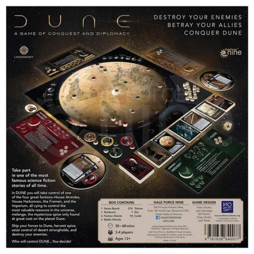 ASMODEE Dune A Game Of Conquest And Diplomacy - Image 2