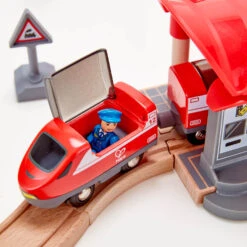 Hape Busy City Rail Set -Hape Shop hape busy city train set