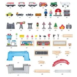 Hape Super Cityscape Transport Bucket Set -Hape Shop hape super cityscape transport bucket set 6