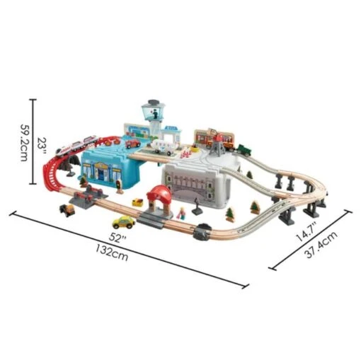 Hape Super Cityscape Transport Bucket Set - Image 9