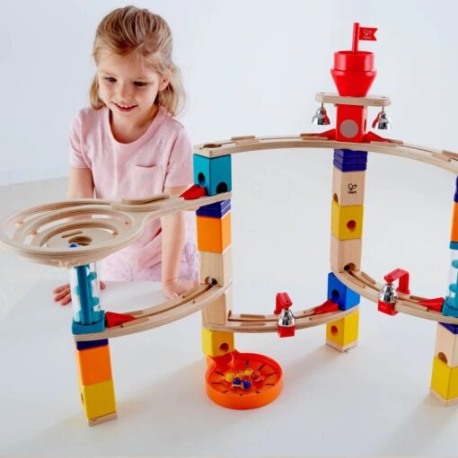 Hape Castle Escape - Quadrilla Wooden Marble Run - Image 2