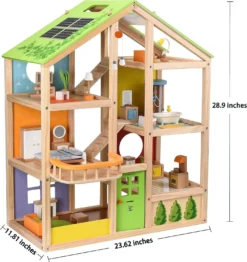 All Season Doll House Fully Furnished Hape -Hape Shop hapedollshouse 2