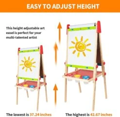 Hape All In 1 Easel Wooden Blackboard -Hape Shop hapeeasel 1