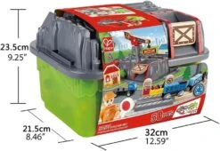 Railway Bucket Builder Set Hape -Hape Shop haperailwaybucket 2