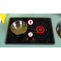 Janod - Big Kids Wooden Kitchen - Happy Day - Pretend Play Toy Kitchen - Age 3 + -Hape Shop happy day big cooker wood 3