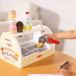Melissa & Doug Wooden Ice Cream Counter -Hape Shop icecreamcounter 1