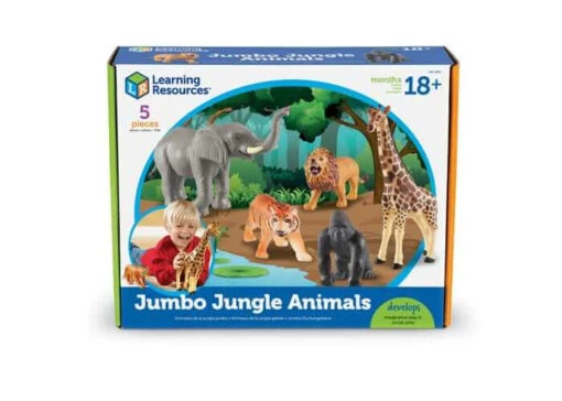 Learning Resources Jumbo Jungle Animals - Image 2