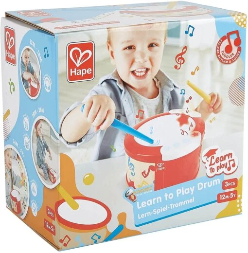 Hape Learn With Lights Drum E0620 - Image 5