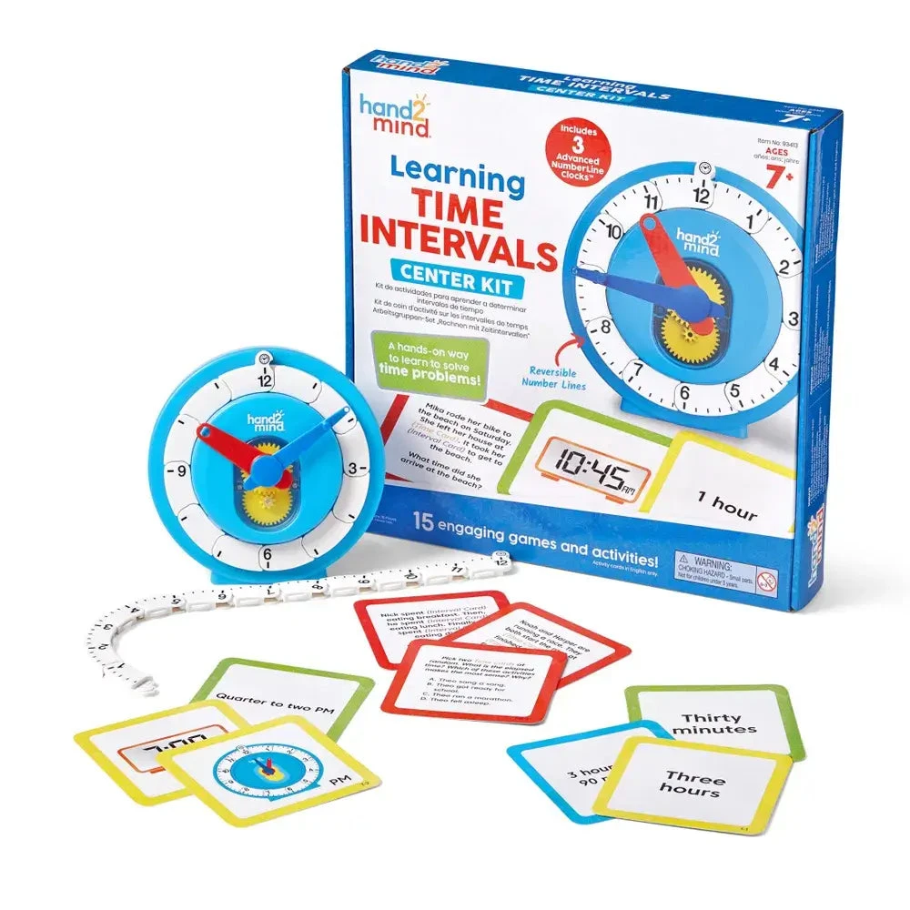 Learning Resources Learning Intervals Of Time Centre Kit 1 Learning Resources Learning Intervals Of Time Centre Kit