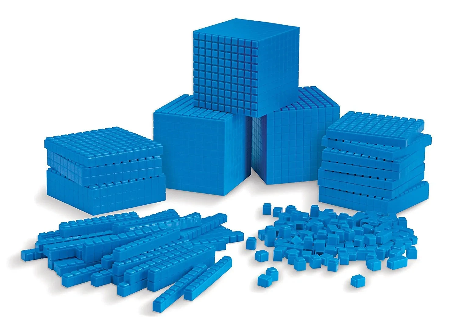 Learning Resources Interlocking Plastic Base Ten Class Set 3 Learning Resources Interlocking Plastic Base Ten Class Set - Image 3