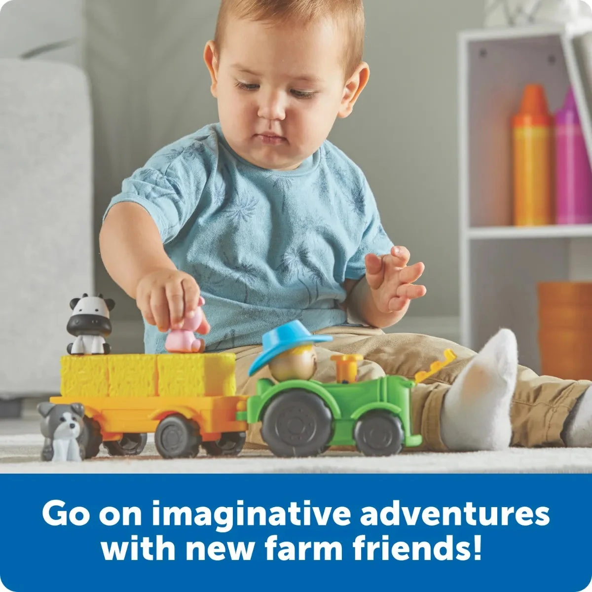 Learning Resources Peeksville Haul & Seek Tractor 1 Learning Resources Peeksville Haul & Seek Tractor